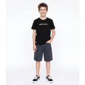 Imagem da oferta Bermuda Baggy Infantil em Jeans Estonado - Tam 5 a 14 Anos