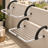 Imagem da oferta Kit 2 Varal Portátil Apartamento Retrátil Janela e Parede