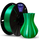 Imagem da oferta Filamento PLA Voolt3D V-Silk Verde 1.75mm 1kg - PL-VD-SK-1