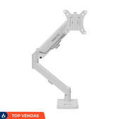 Imagem da oferta Suporte Articulado Para Monitor 13 a 32 Pistão a Gás Ajustável Zinnia Nimbo 110 Branco