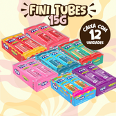 Imagem da oferta Balas De Gelatinas Tubes 15gr C12 Unidades Fini