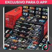 Imagem da oferta Kit 48 Carrinhos de Fricção Jogo de Cidade Pista de Carros com Mapa Interativo Brinqu...
