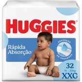 Imagem da oferta Fralda Huggies Tripla Proteção XXG - 32 fraldas