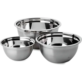 Imagem da oferta Conjunto De Tigelas Brinox 3 peças Suprema em Inox