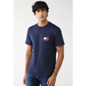 Imagem da oferta Camiseta Tommy Jeans Reta Logo Azul-Marinho