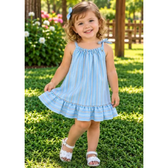 Imagem da oferta Vestido Infantil Com Alcinha E Babado