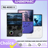 Imagem da oferta Anbernic RG40XX V Console Portátil Retrô Tela 4.0 ips sistema de 64 bits suporta 5g wifi bluetooth hd-out