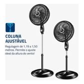 Imagem da oferta Ventilador de Coluna 40cm Turbo Mondial 140W NVT-40C-8P-B