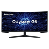 Imagem da oferta Monitor Gamer Samsung Odyssey G5 34" UWQHD Tela Curva 165Hz 1ms