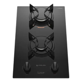 Imagem da oferta Cooktop 2 Bocas Atlas U Top com Mesa de Vidro a Gás Preto Bivolt