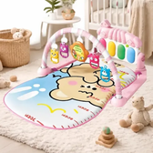 Imagem da oferta Tapete Bebê De Atividade Musical Com Piano Interativo - Rosa