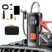 Imagem da oferta Auxiliar de Partida Veicular Portátil 1500A 4 em 1 Compressor de Ar 150PSI Power Bank 10000mAh com Carregamento Bidir