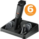 Imagem da oferta Aparador de Pelos Multigroom com 6 Acessórios MG3712 - Philips