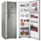 Imagem da oferta Refrigerador Electrolux Inox Frost Free DFX41 371 Litros 2 Portas