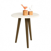 Mesa Lateral Redonda Pisa Off White