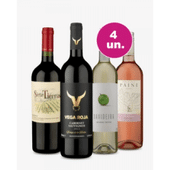 Imagem da oferta Kit 4 Vinhos - Paladar Diverso Wine