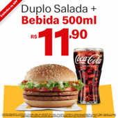 Duplo Salada + Bebida por