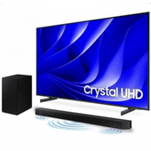 Imagem da oferta Kit Smart TV 55" Samsung Crystal UHD 4K 55DU8000 2024 Painel Dynamic Crystal Color Alexa built in + Soundbar Q600C com 3.1.2 Canais