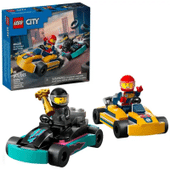 Imagem da oferta LEGO City Karts E Pilotos De Corrida 60400 - 99 Peças