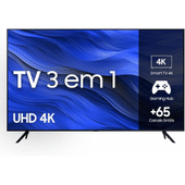 Imagem da oferta Samsung Smart TV 58" UHD 4K 58CU7700 Processador Crystal 4K Gaming Hub Visual Livre de Cabos Tela sem limites Alexa built in Controle Único