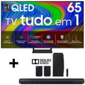 Imagem da oferta Combo Smart TV Samsung 65" QLED 4K Q65D 2024 - QN65Q65DAGXZD + Soundbar HW-Q930D