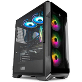 Imagem da oferta PC Gamer Pichau Poseídon AMD Ryzen 7 5700X3D GeForce RTX 4060 8GB 16GB DDR4 SSD M.2 480GB