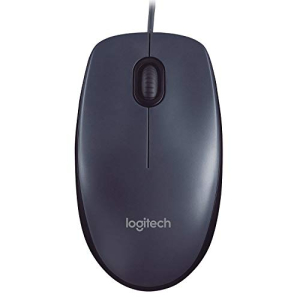 Mouse com fio USB Logitech M90 Ambidestro