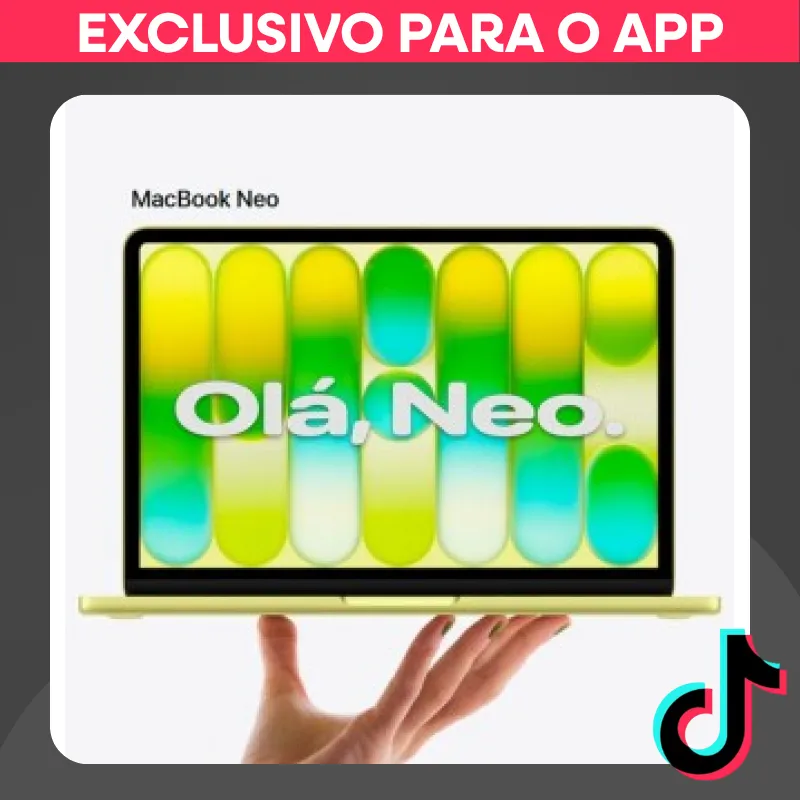 MacBook Neo Apple 13" Chip A18 Pro CPU de 6 núcleos GPU de 5 núcleos 8GB RAM