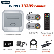 Super Console X Pro 33289 Retrô Games + 2 Controles