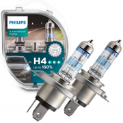 Lâmpada Philips Xtreme Vision Pro H4 3400k 12v + 150% Iluminação