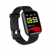 Smartwatch D13 116 Plus Pulseira Sports Fitness Preto