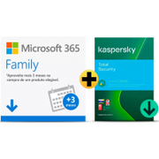 Microsoft 365 Family 6 Dispositivos 15 meses + Kaspersky Total Security 5 Dispositivos
