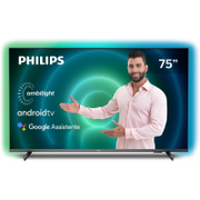 Smart TV Philips Android Ambilight 75" 4k Google Assistant Comando De Voz Dolby Vision Bluetooth 5.0