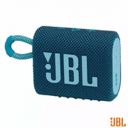 Caixa de Som Portátil JBL Go 3 com Bluetooth e À Prova de Poeira e Água