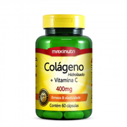 Colágeno + Vitamina C 400mg com 60 Cápsulas