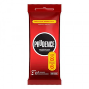 Preservativo Prudence Lubrificado 8 Unidades