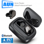 Fone de Ouvido TWS AUN F8 Bluetooth 5.0 3D Cancelamento de Ruído