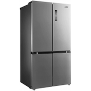 Refrigerador Midea French Door InverterQuattro MD-RF556FGA29 com Tecnologia Dual Cooling System Inox Fumê - 482L 110V