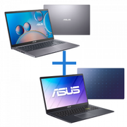 Notebook ASUS X515JA-EJ1791W Cinza + Notebook ASUS E510MA-BR352R Azul