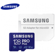 Cartão Micro SD Samsung 128GB Pro Plus A2 V30 Sdxc