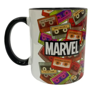 Caneca Groot Marvel 300ml Preta Disney