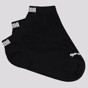 Kit com 3 Pares de Meia Puma Cano Curto