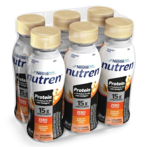 Bebida Láctea Nutren Protein 15g de proteínas Vitamina de Frutas 260ml - 6 Unidades