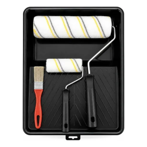 Kit De Pintura Anti- Gotas Rolos 239cm Lã Microfibra + 3pçs