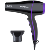 Imagem da oferta Secador de Cabelo Mondial Black Purple 2000W - SCN-01