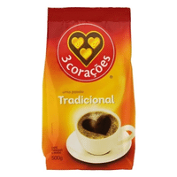 Imagem da oferta Café Torrado e Moído 3 Corações Tradicional 500g