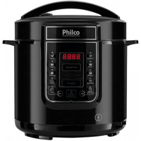 Imagem da oferta Panela de pressão Digital inox Ppp01p 6L Preto 110v Philco