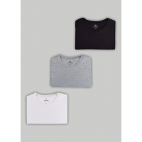 Imagem da oferta Kit Com 3 Camisetas Femininas Slim Básicas Hering