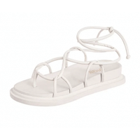 Imagem da oferta Sandália Flatform GiGiL Papete Amarração Nó Off White