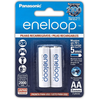 Imagem da oferta Pilha Recarregável Eneloop BK-3MCCE/2BB Azul AA